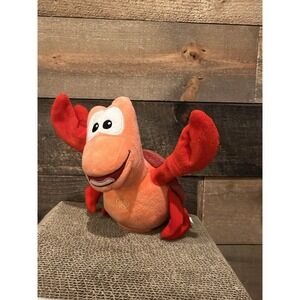 Disney Princess Singing & Snapping Sebastian 10 inch Plush Stuffed Animal‎ Crab